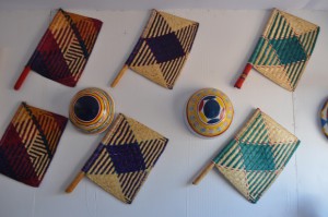 Finely finished Raffia works on display at NAFEST Arts and Crafts Exhibition