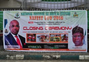 SYNOPSIS OF THE 29TH EDITION OF THE NATIONAL FESTIVAL OF ARTS AND CULTURE (NAFEST) 2016 HELD IN UYO, AKWA IBOM STATE FROM SUNDAY 2ND TO SUNDAY 9TH OCTOBER, 2016